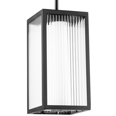 Quorum International Maestro 7" Wide LED Outdoor Mini Pendant Noir