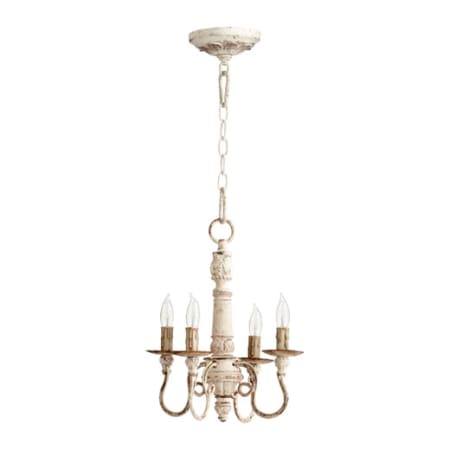 Quorum International Salento 4 Light 1 Tier Chandelier Persian White