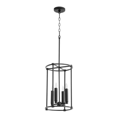Quorum International Olympus 4 Light 12" Wide Pendant Noir