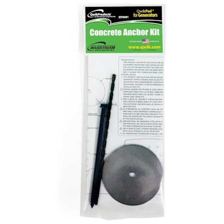 QwikProducts Concrete Anchor Kit for Generators N/A