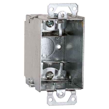 Raco 2" Wide Single Gang Switch Box with 1 Knockout and Plaster Ears N/A