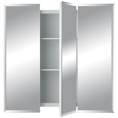 Rangaire Horizon 23-15/16" x 24" Frameless Triple Door Medicine Cabinet N/A