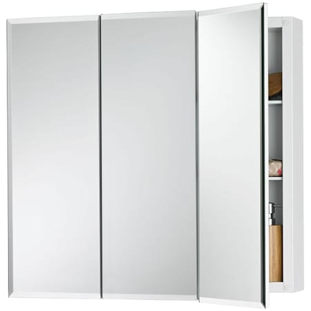 Rangaire Horizon 23-15/16" x 23-15/16" Frameless Triple Door Medicine Cabinet N/A
