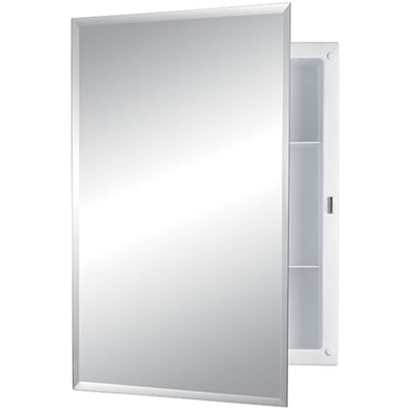 Rangaire Builder Series 16" x 22" Beveled Edge Frameless Single Door Medicine Cabinet N/A