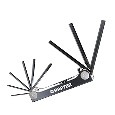 Tri Raptor Tool Raptor Tools RAP13003 Fold Hex Key 9 Piece Set | Ferguson Home