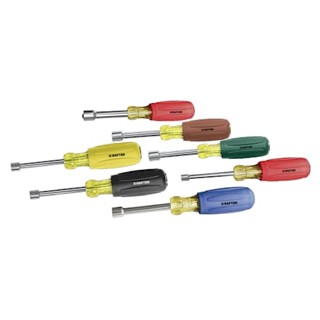 Raptor Tools Nut Driver Seven Piece Set N/A