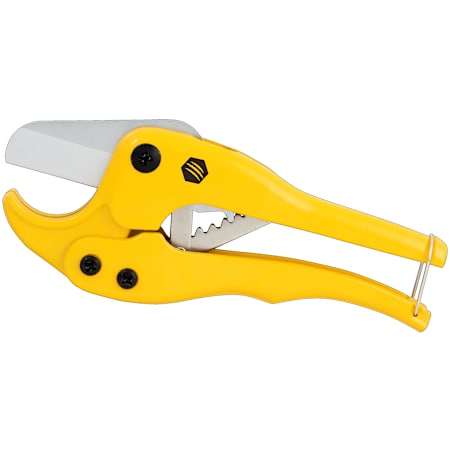 Raptor Tools 1-1/4" Ratchet PVC PEX Cutter Yellow