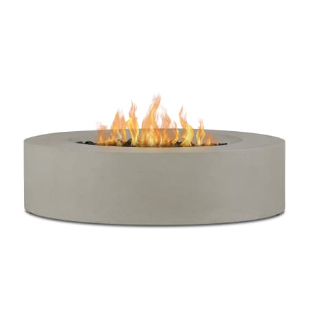 Real Flame Almanor 43 Inch Wide 100000 BTU Free Standing Liquid Propane Round Table Fire Pit by Jensen Co. Flint