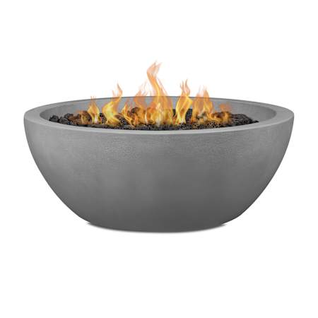 Real Flame Redding 42 Inch Wide 60,000 BTU Free Standing Natural Gas Round Bowl Fire Pit Ash