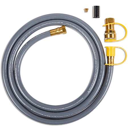 Real Flame Bidwell Natural Gas Conversion Kit For Fire Pit Gray