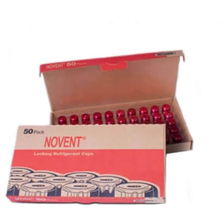 Rectorseal Novent R-410A 5/16" Thread PinkCap (50 Pack) Pink