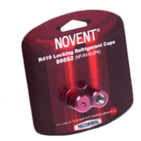 Rectorseal Novent R-410A 1/4" Thread Pink Cap (2 Pack) Pink