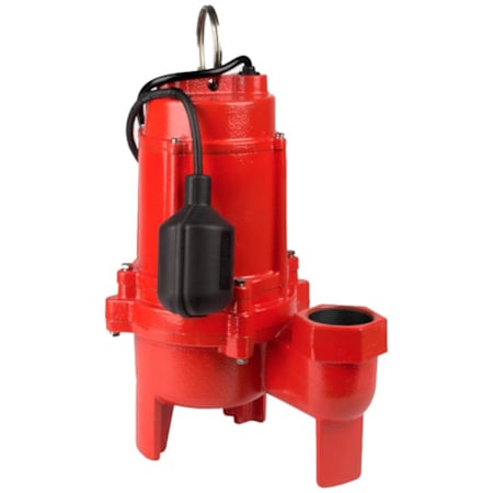 Red Lion RL75WA - 3/4 HP Heavy Duty Cast Iron Sewage Pump (2") with Tethered Float - 20' Cord N/A