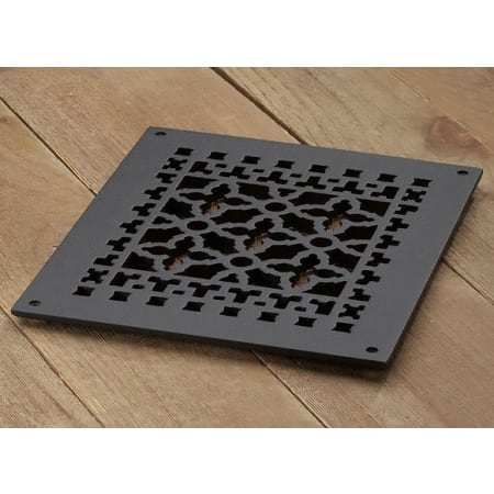Reggio Registers Scroll Series 8" x 10" Floor Grille without Mounting Holes Cast Iron