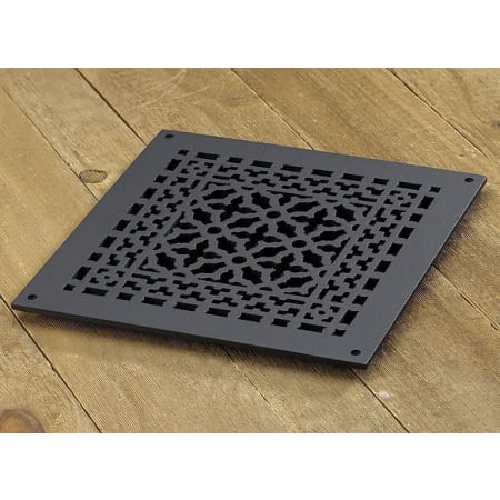 Reggio Registers Scroll Series 10" x 10" Floor Grille without Mounting Holes Cast Iron