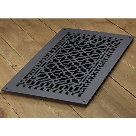 Reggio Registers Scroll Series 12" x 24" Floor Grille without Mounting Holes Cast Iron
