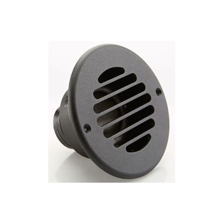 Reggio Registers 5 Inch Slatted Grille High Velocity Outlet Black Aluminum