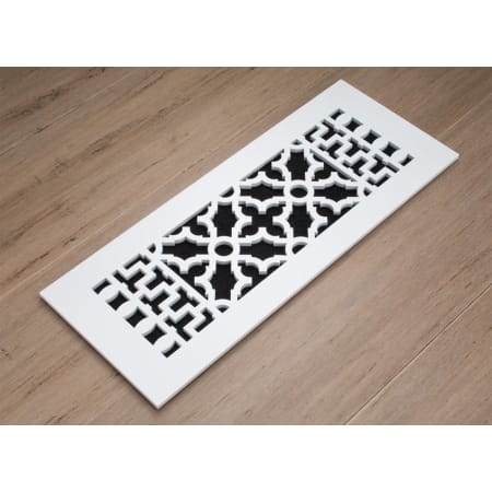Reggio Registers 6" x 12" Scroll Vent Grille White Cast Aluminum