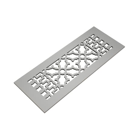 Reggio Registers Scroll 6" x 30" Aluminum Floor Grille without Mounting Holes Grey Aluminum