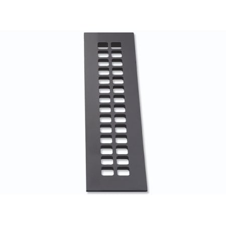 Reggio Registers Grid Series 2-1/4" x 14" Floor Grille without Mounting Holes Black Aluminum