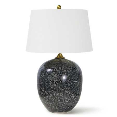 Regina Andrew Harbor 29" Tall Buffet Table Lamp Ebony