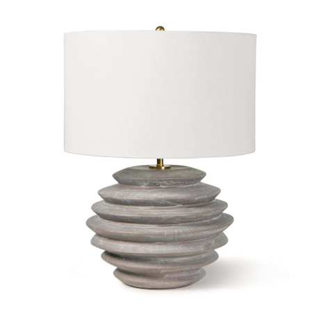 Regina Andrew Canyon 25" Tall Buffet Table Lamp Grey