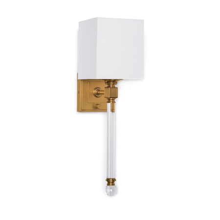 Regina Andrew Crystal 22" Tall Wall Sconce Natural Brass
