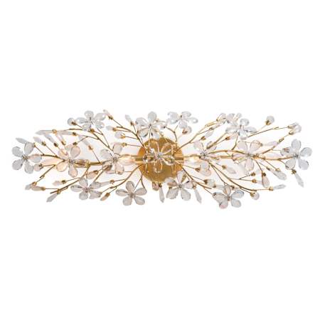 Regina Andrew Cheshire 4 Light 9" Tall Wall Sconce Gold Leaf