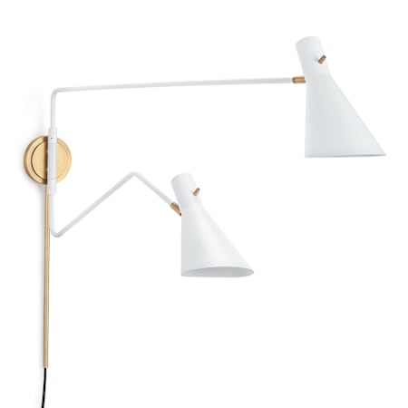 Regina Andrew Spyder 2 Light 20" Tall Wall Sconce White