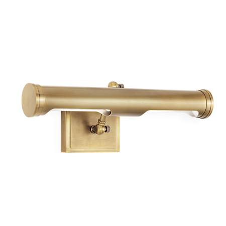 Regina Andrew Tate 2 Light 18" Wide Picture Light Natural Brass