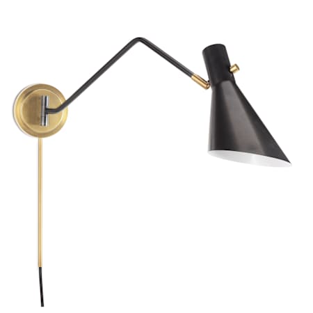 Regina Andrew Spyder 10" Tall Wall Sconce Blackened Brass