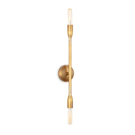 Regina Andrew Cobra 2 Light 22" Tall Wall Sconce Natural Brass