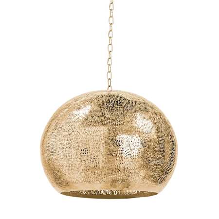 Regina Andrew Pierced 5 Light 18" Wide Pendant Natural Brass