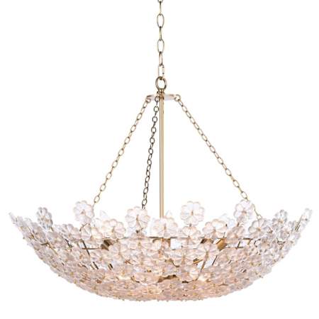 Regina Andrew Charlotte 12 Light 31" Wide Chandelier Natural Brass