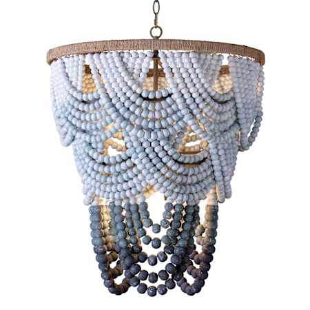 Regina Andrew Ombre 6 Light 24" Wide Chandelier Blue