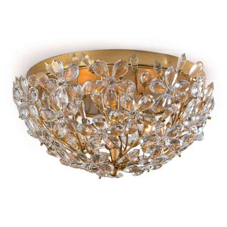Regina Andrew Cheshire 2 Light 14" Wide Flush Mount Bowl Ceiling Fixture Gold Leaf