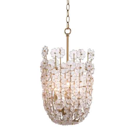 Regina Andrew Charlotte 6 Light 12" Wide Pendant Natural Brass
