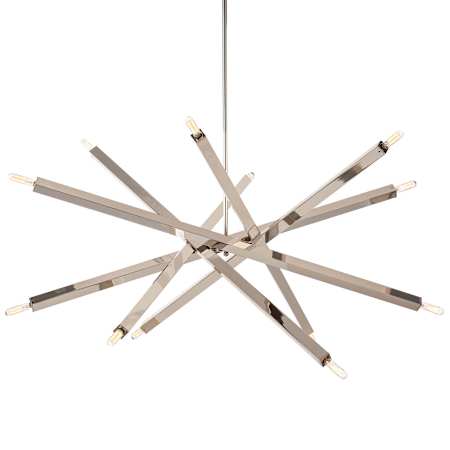 Regina Andrew Viper 12 Light 41" Wide Sputnik Chandelier Polished Nickel