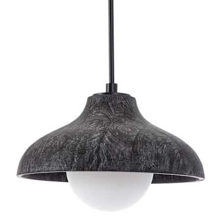 Regina Andrew Surfside 15" Wide Wood Pendant Ebony