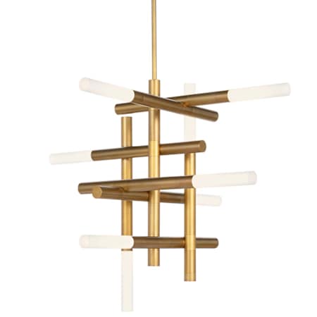 Regina Andrew Cass 8 Light 39" Wide LED Chandelier Natural Brass