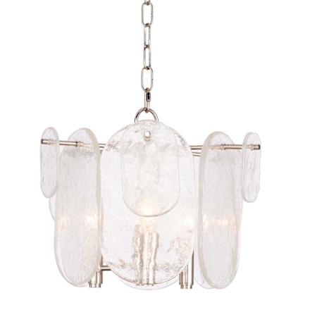Regina Andrew Echo 3 Light 16" Wide Pendant Polished Nickel