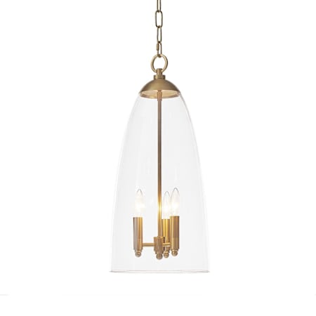 Regina Andrew Maiden 3 Light 11" Wide Pendant Natural Brass