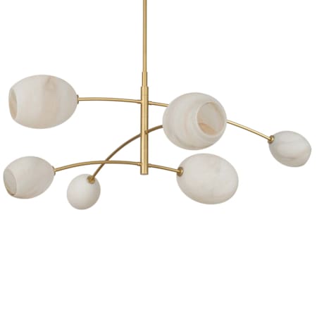 Regina Andrew Artemis 6 Light 59" Wide Linear Chandelier Natural Brass