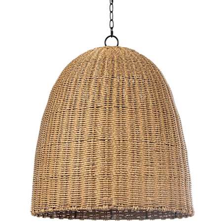 Regina Andrew Beehive 21" Wide Outdoor Pendant Natural