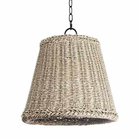Regina Andrew Augustine 14" Wide Outdoor Pendant Grey