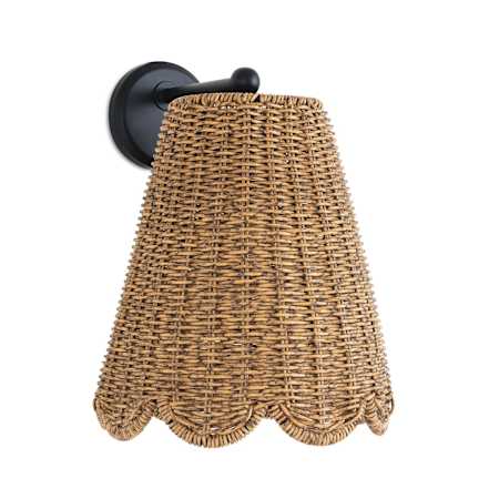 Regina Andrew Summer 16" Tall Outdoor Wall Sconce Black