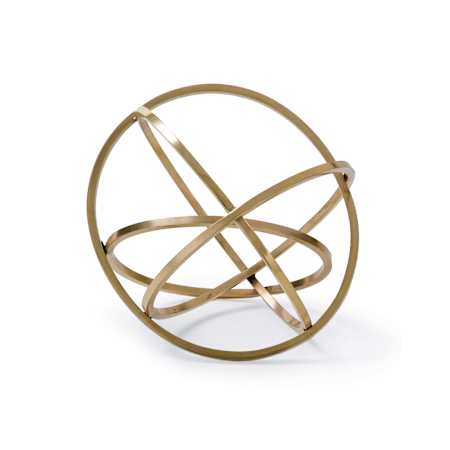 Regina Andrew Ellipse 10" Wide Table Top Accessory Brass