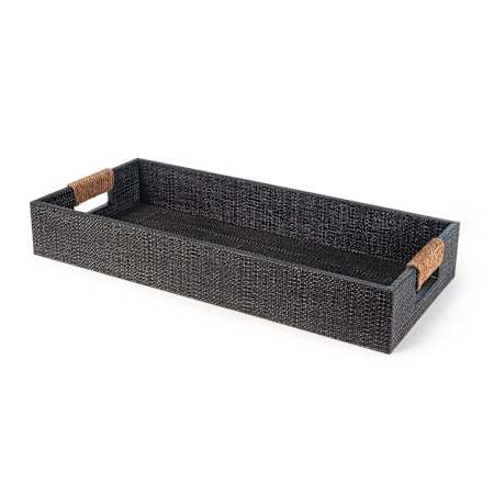 Regina Andrew Logia 24" Wide Rectangle Tray Small Grey