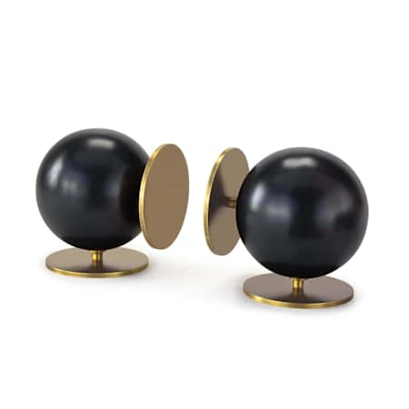 Regina Andrew Grant 6.75" Wide Bookends Blackened Brass