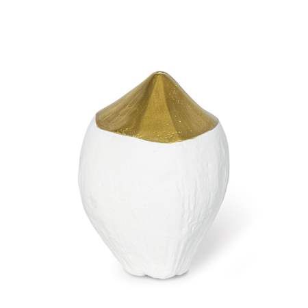 Regina Andrew Coco 5.75" Wide Metal Vase White